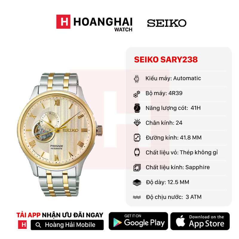 Đồng hồ cơ Seiko Presage Japanese Garden SARY238