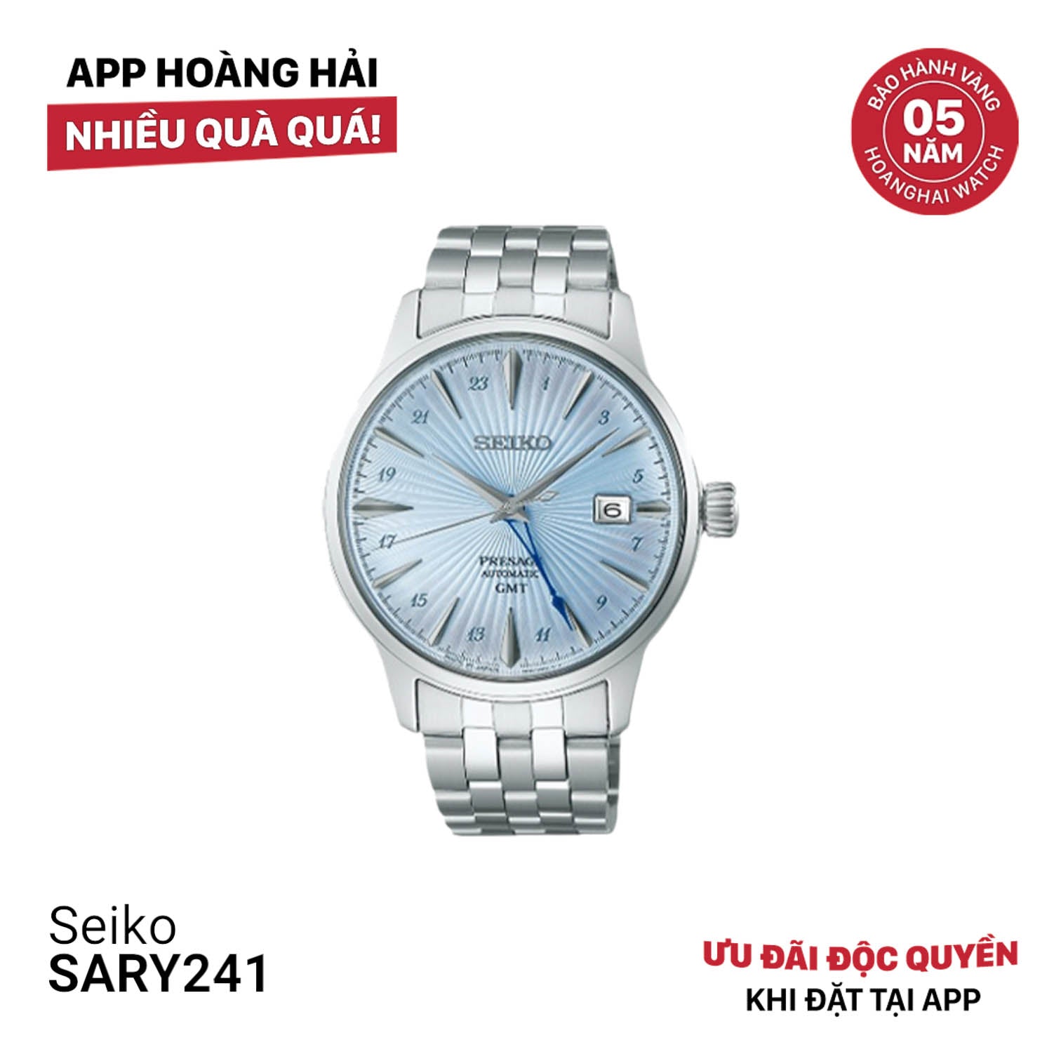 Đồng hồ cơ Seiko Pressage Cocktail Time SARY241