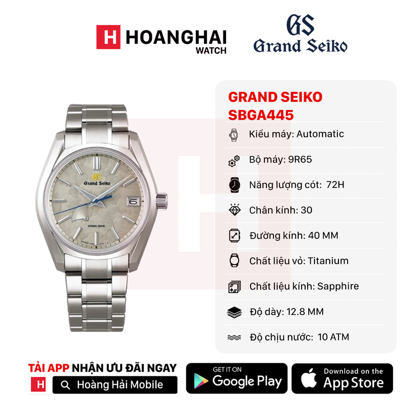 Đồng hồ cơ Grand Seiko SBGA445 (Nhận Order)