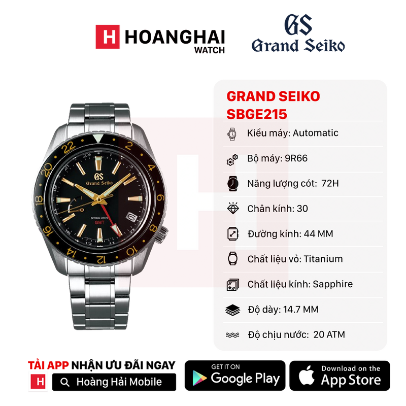 Đồng hồ cơ Grand Seiko SBGE215 (Nhận Order)