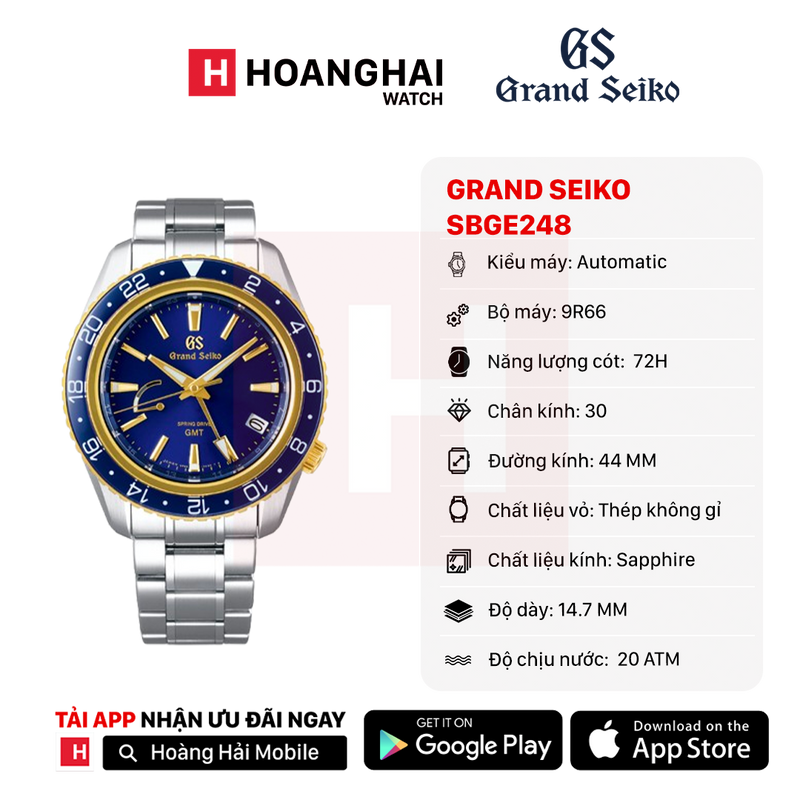 Đồng hồ cơ Grand Seiko SBGE248 (Nhận Order)