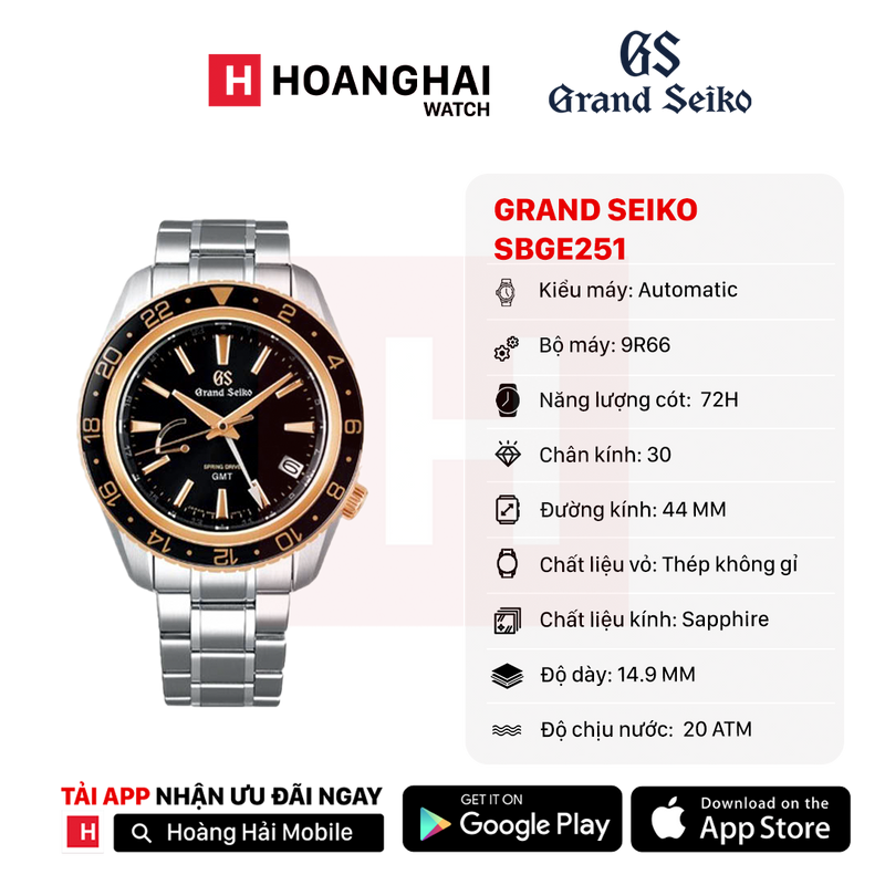 Đồng hồ cơ Grand Seiko SBGE251 (Nhận Order)