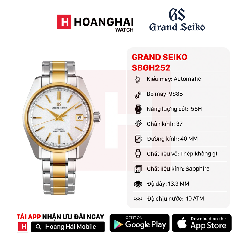 Đồng hồ cơ Grand Seiko SBGH252 (Nhận Order)