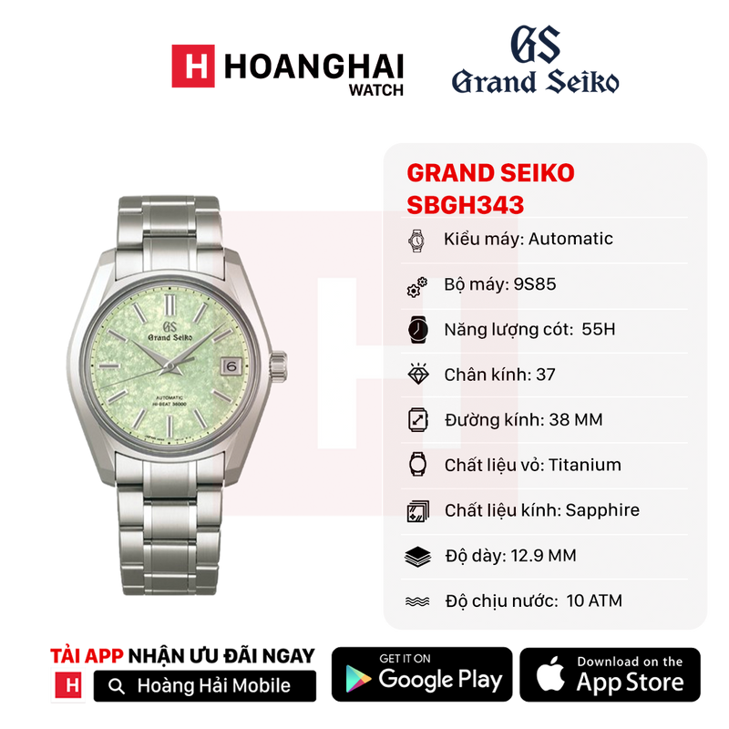 Đồng hồ cơ Grand Seiko SBGH343 (Nhận Order)