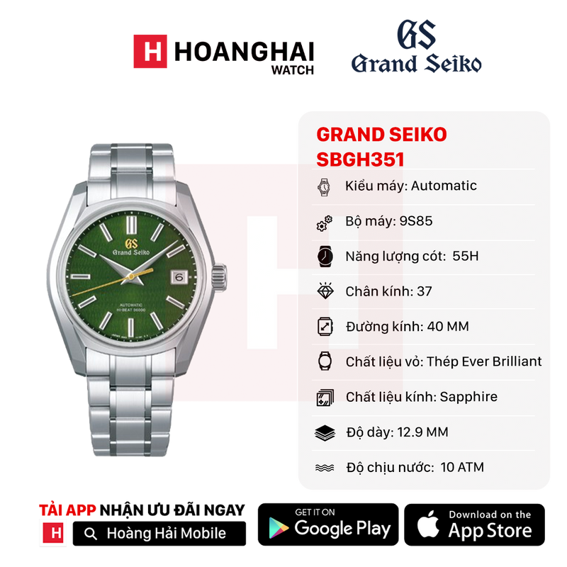 Đồng hồ cơ Grand Seiko SBGH351 (Nhận Order)