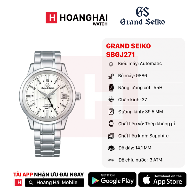 Đồng hồ cơ Grand Seiko SBGJ271 (Nhận Order)