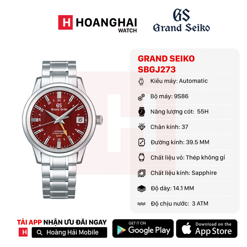 Đồng hồ cơ Grand Seiko SBGJ273 (Nhận Order)