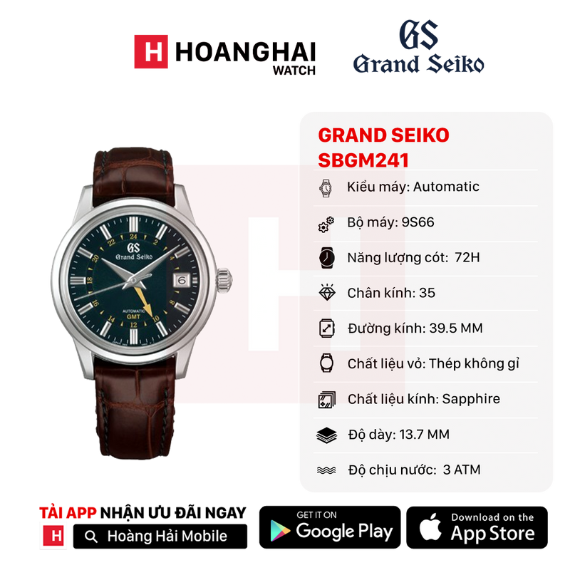 Đồng hồ cơ Grand Seiko SBGM241 (Nhận Order)