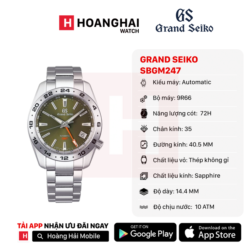 Đồng hồ cơ Grand Seiko SBGM247 (Nhận Order)