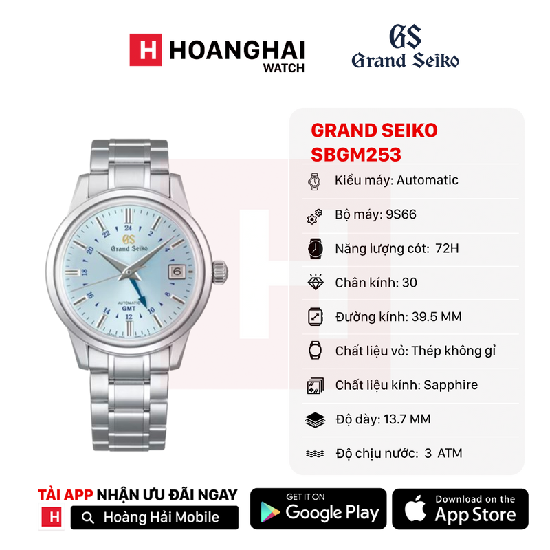 Đồng hồ cơ Grand Seiko SBGM253 (Nhận Order)