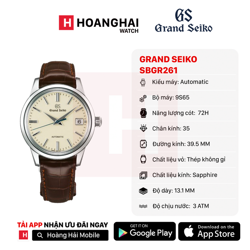 Đồng hồ cơ Grand Seiko SBGR261 (Nhận Order)