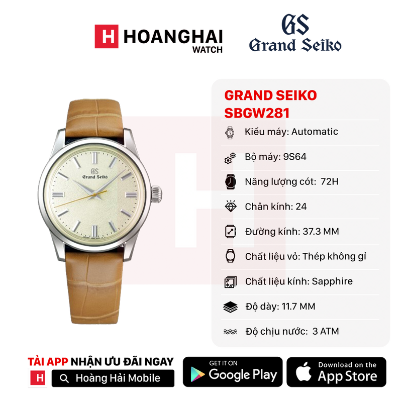 Đồng hồ cơ Grand Seiko SBGW281 (Nhận Order)