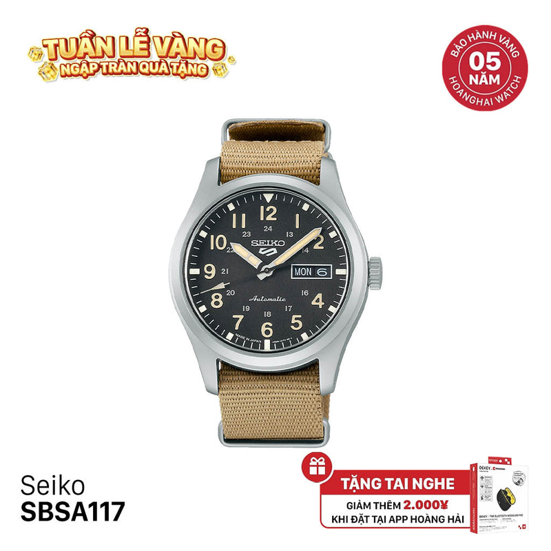 Đồng hồ cơ Seiko Field series SBSA117 - Nhận Order