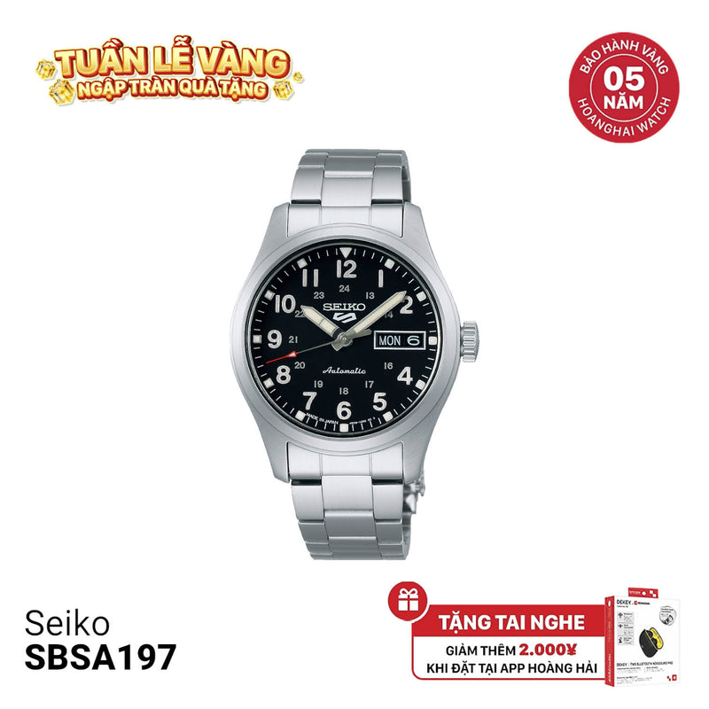 Đồng hồ cơ Seiko 5 Field series SBSA197