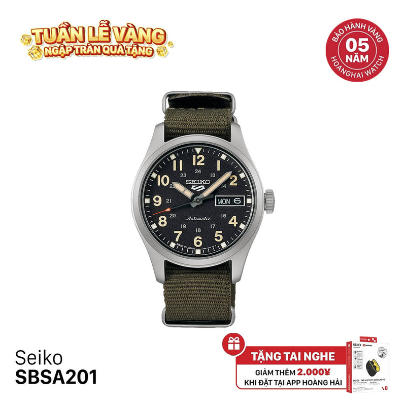 Đồng hồ cơ Seiko Field series SBSA201 - Nhận Order