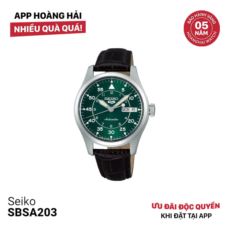 Đồng hồ cơ Seiko 5 Field series SBSA203 - Nhận Order