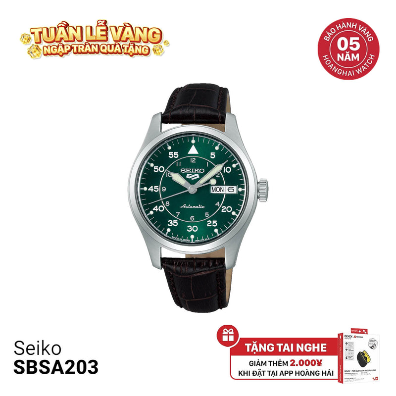 Đồng hồ cơ Seiko 5 Field series SBSA203