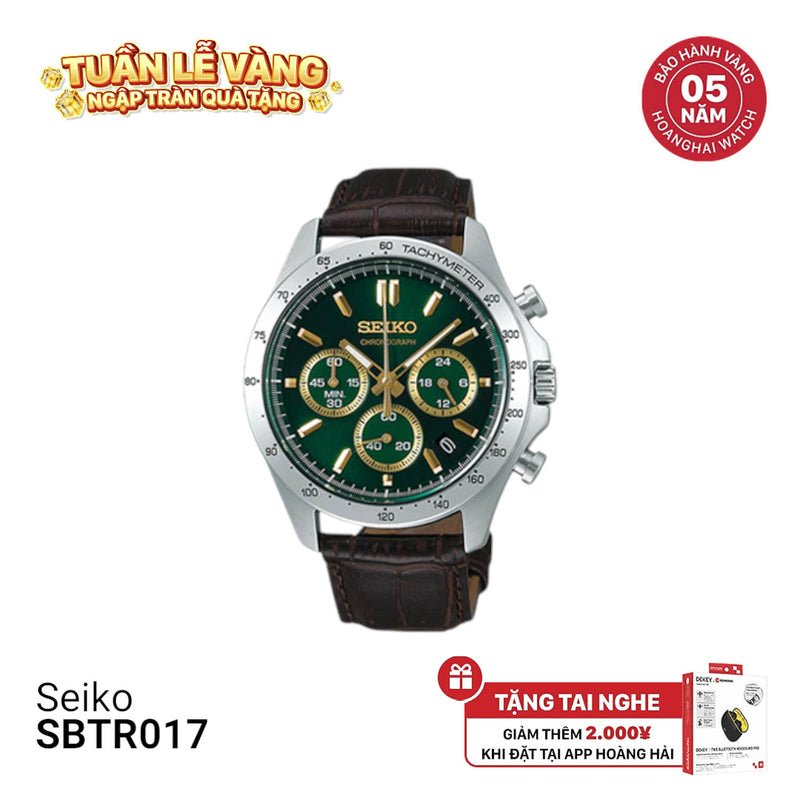Đồng hồ pin Seiko Chronograph SBTR017