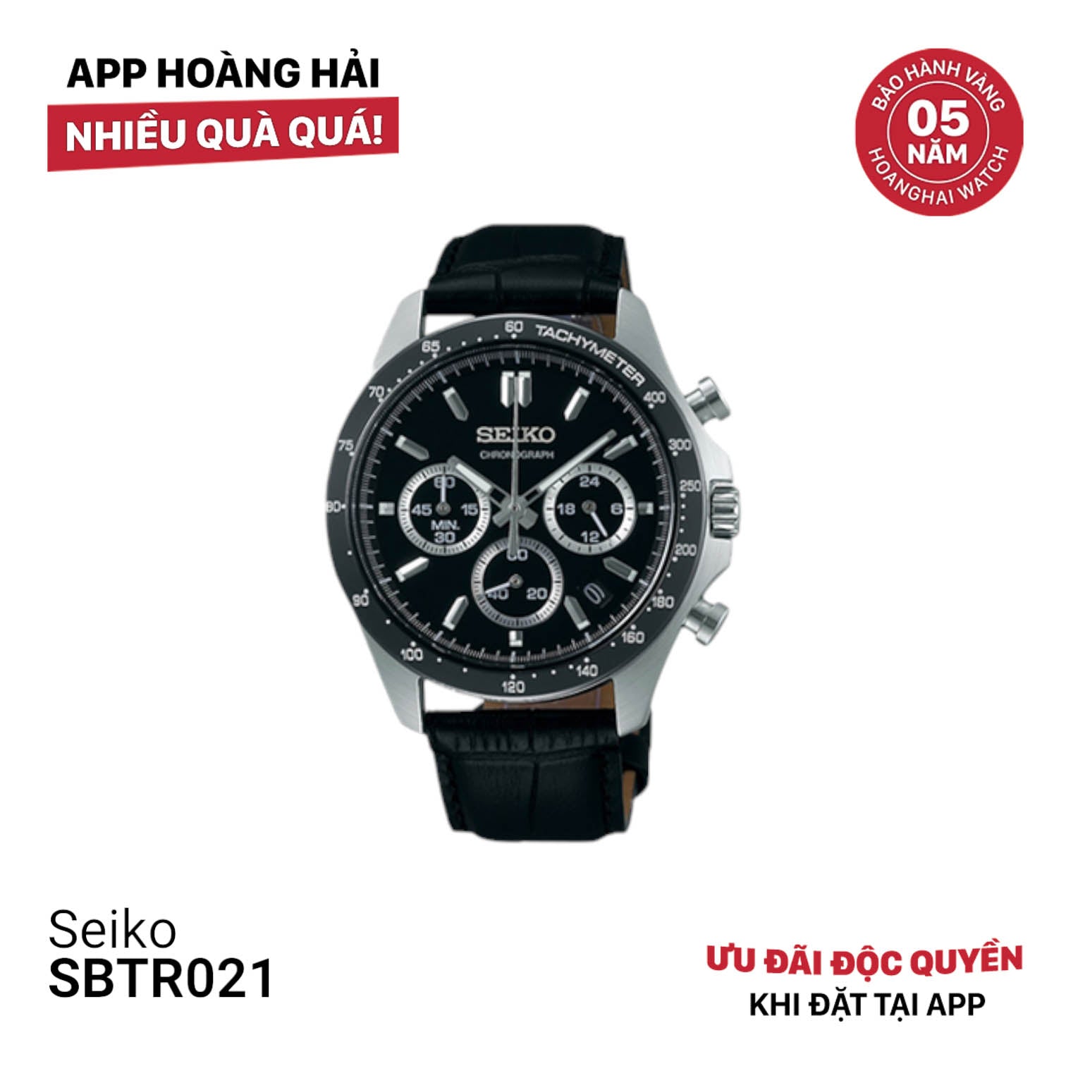 Đồng hồ pin Seiko Chronograph SBTR021 - Nhận Order