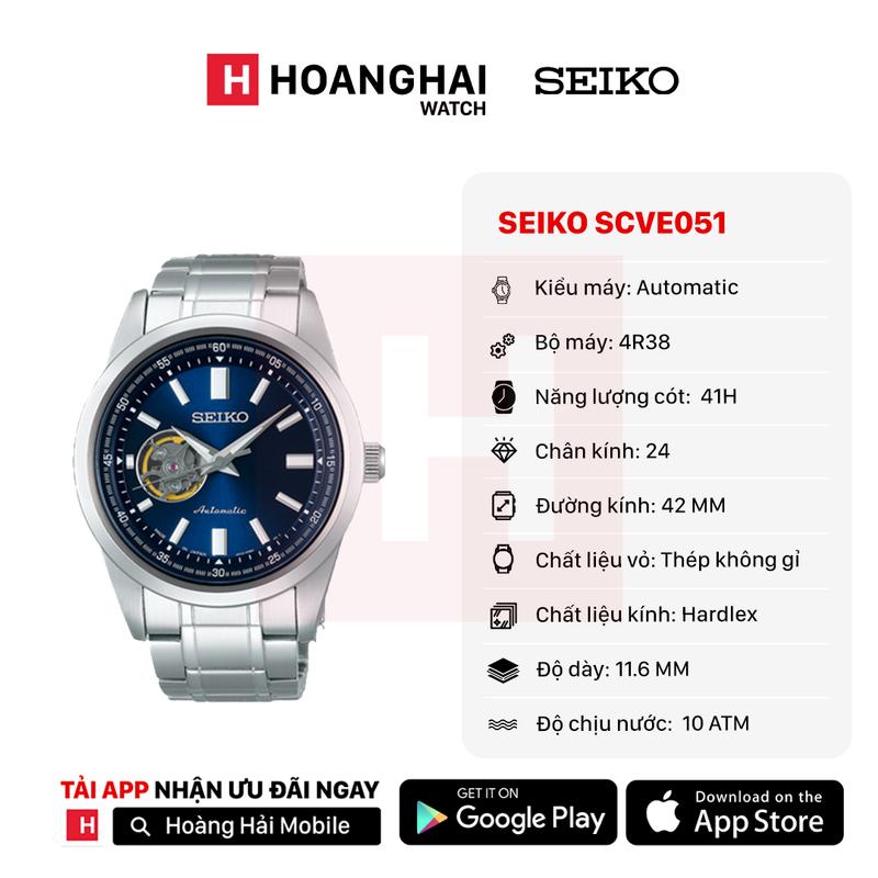 Đồng hồ cơ Seiko SCVE051