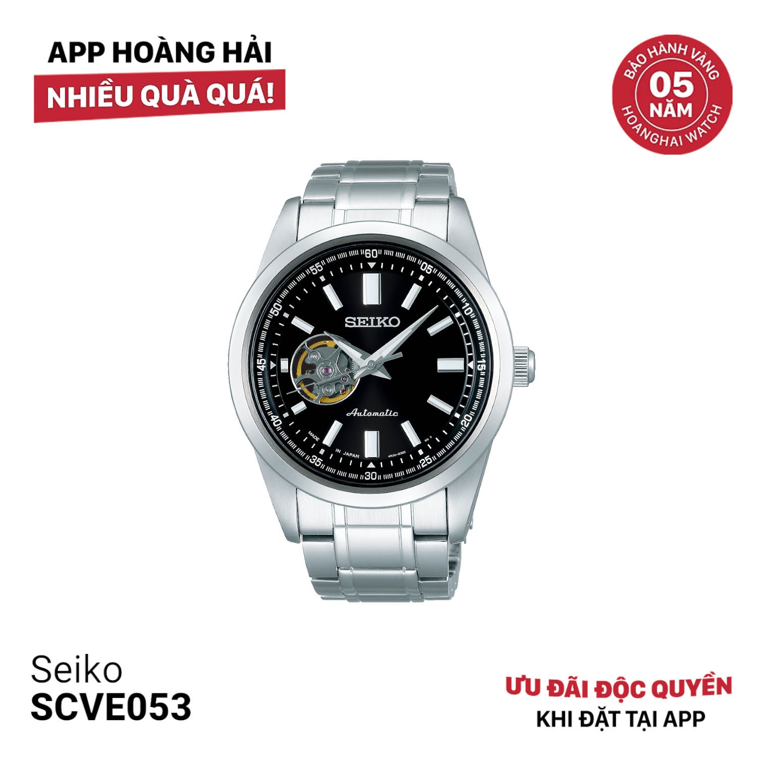 Đồng hồ cơ Seiko SCVE053