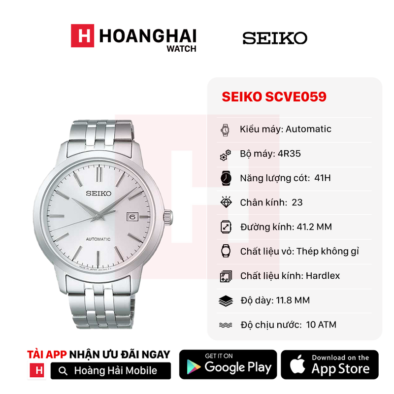 Đồng hồ cơ Seiko SCVE059