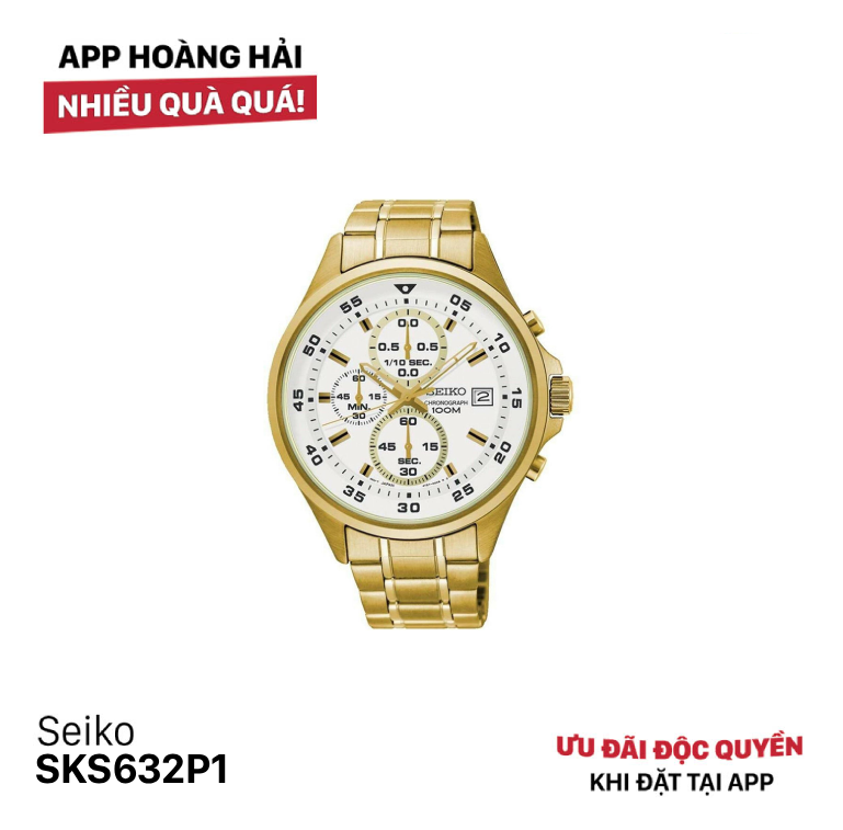 Đồng hồ pin Seiko Chronograph SKS632P1 (Hàng đã qua sử dụng)