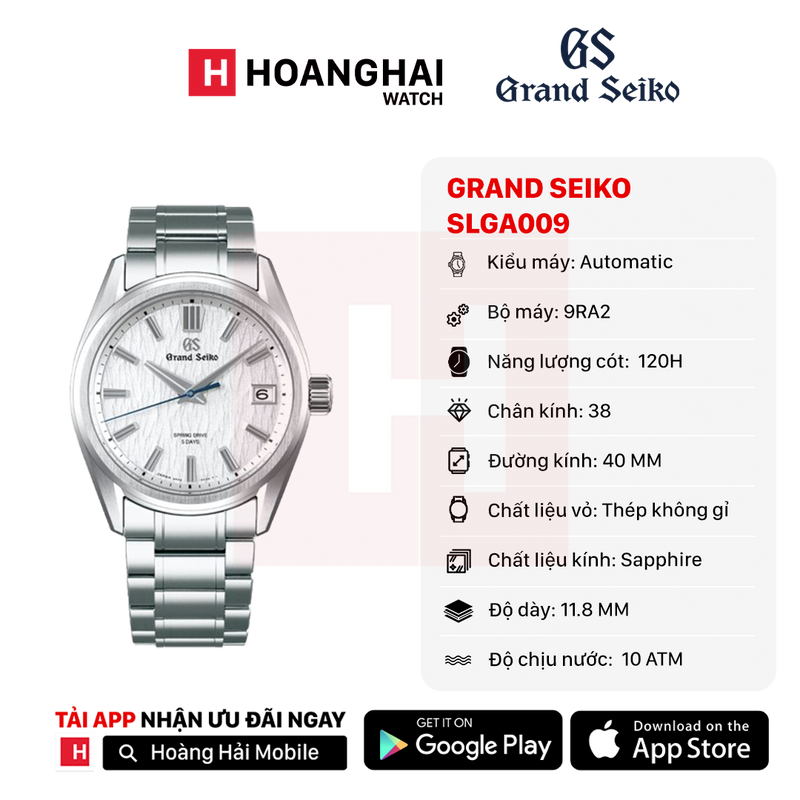 Đồng hồ cơ Grand Seiko SLGA009 (Nhận Order)