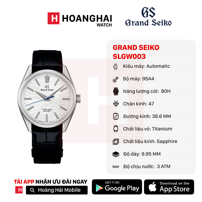 Đồng hồ cơ Grand Seiko SLGW003 (Nhận Order)