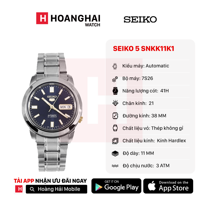 Đồng hồ cơ Seiko 5 SNKK11K1