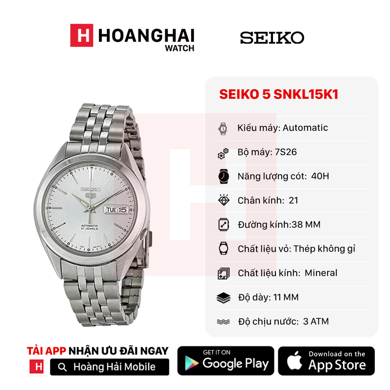 Đồng hồ Seiko 5 SNKL15K1