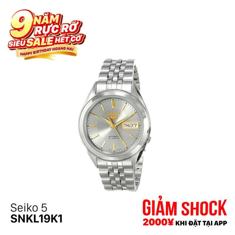 Đồng hồ cơ Seiko 5 SNKL19K1 (Nhận Order)