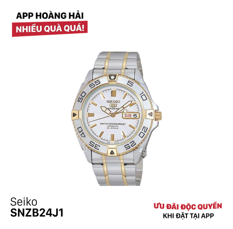 Đồng hồ cơ Seiko 5 SNZB24J1 (Hàng đã qua sử dụng)