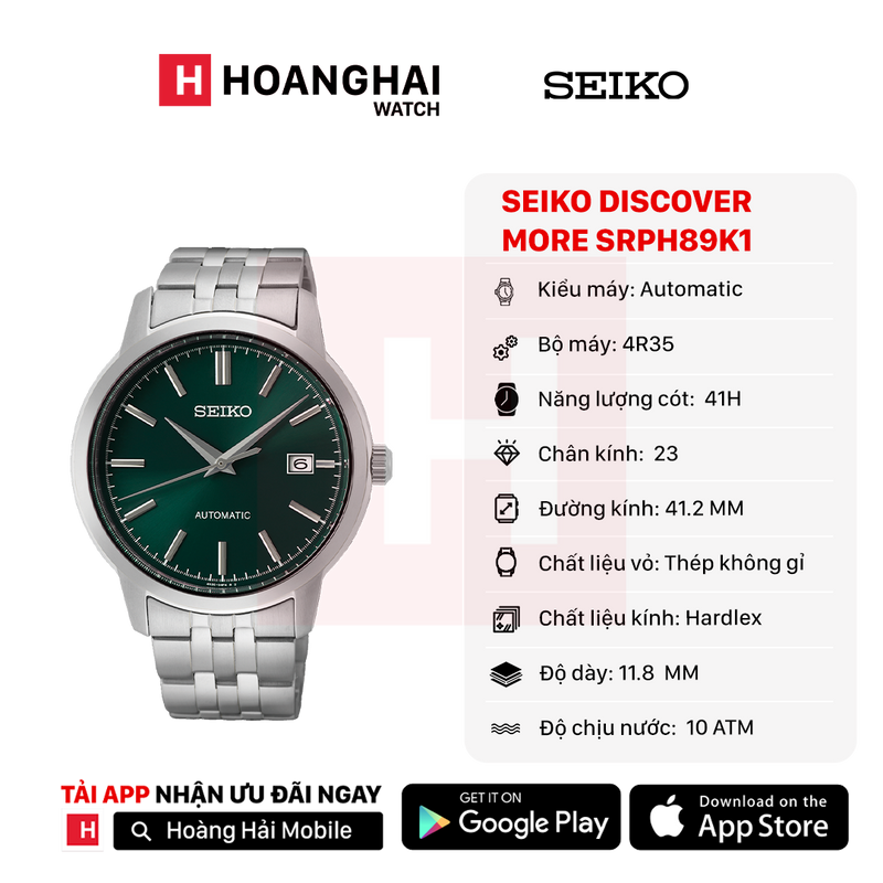 Đồng hồ cơ Seiko SRPH89K1