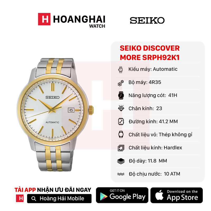 Đồng hồ cơ Seiko SRPH92K1