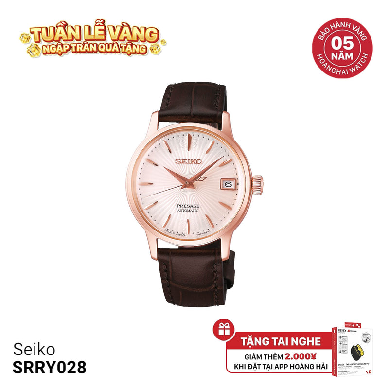 Đồng hồ cơ nữ Seiko Presage Cocktail Time SRRY028