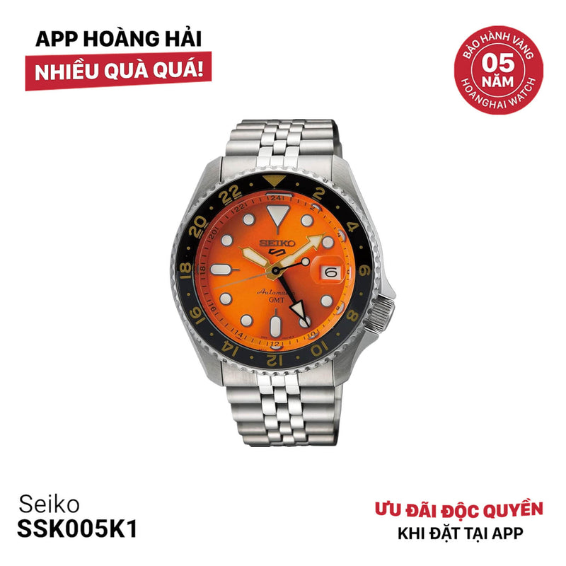 Đồng hồ cơ Seiko 5 SSK005K1