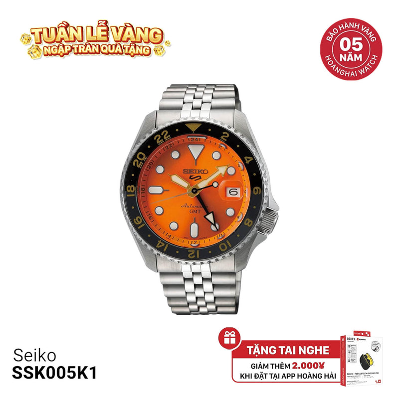 Đồng hồ cơ Seiko 5 SSK005K1
