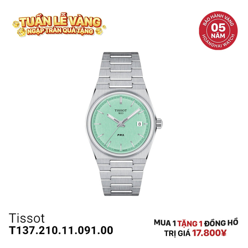 Đồng hồ pin TISSOT PRX T137.210.11.091.00