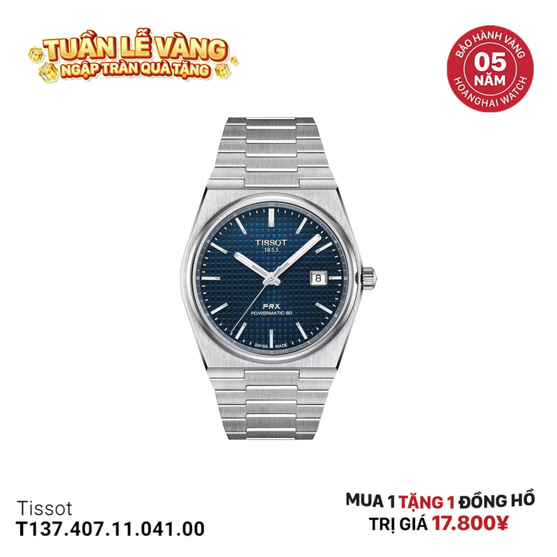 Đồng hồ cơ TISSOT PRX T137.407.11.041.00
