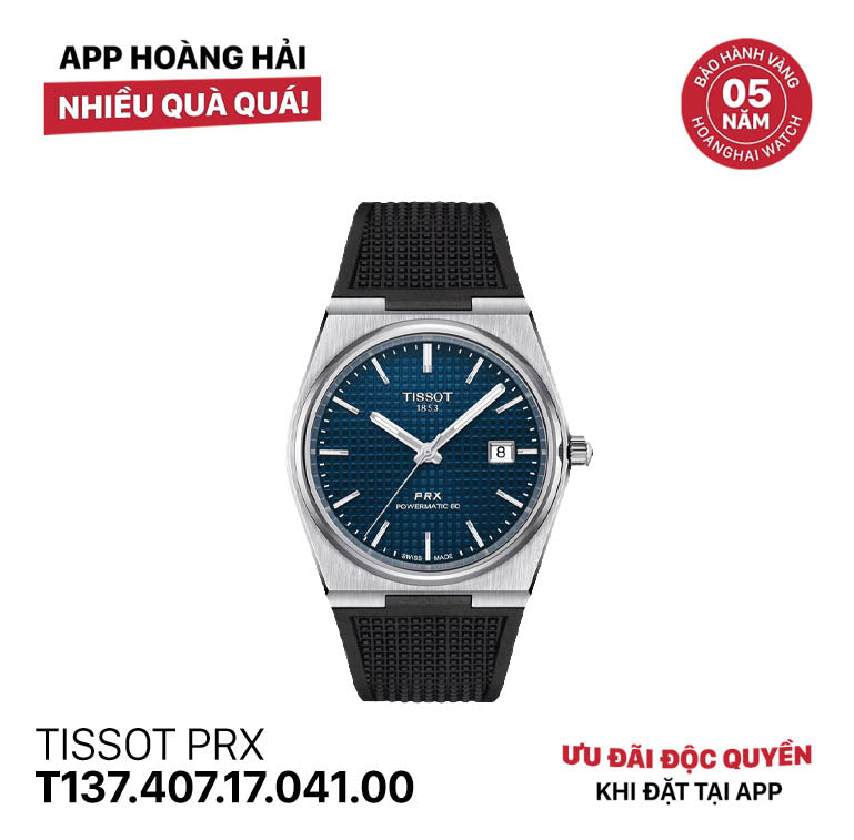 Đồng hồ cơ TISSOT PRX T137.407.17.041.00