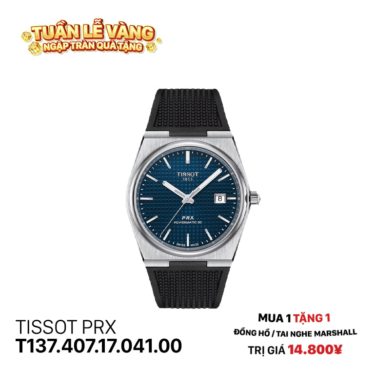 Đồng hồ cơ TISSOT PRX T137.407.17.041.00