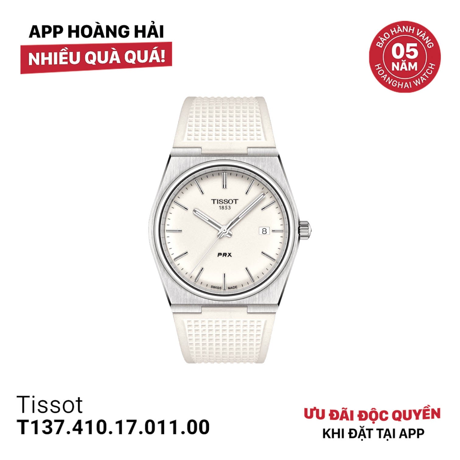 Đồng hồ pin TISSOT PRX T137.410.17.011.00