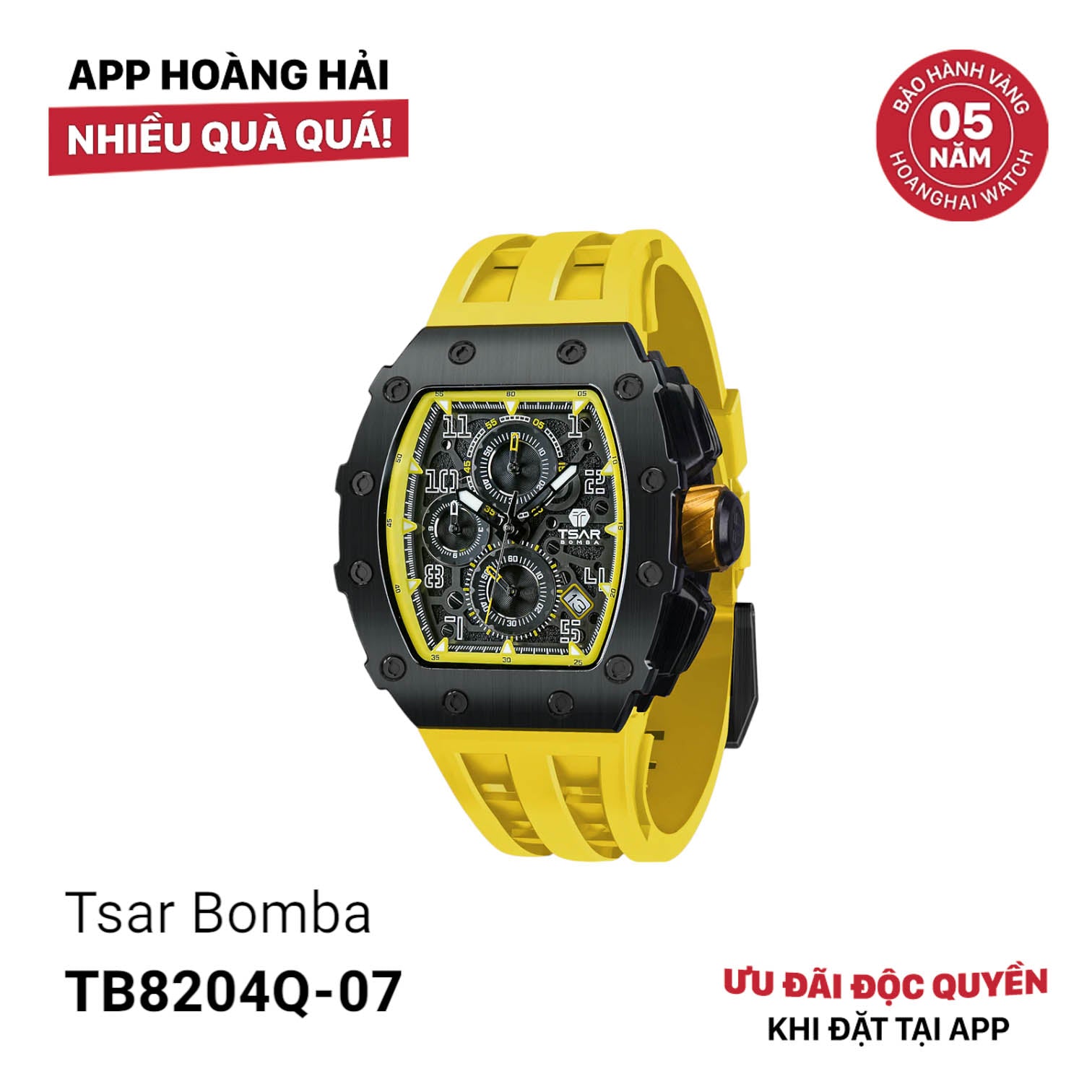 Đồng hồ pin Tsar Bomba TB8204Q