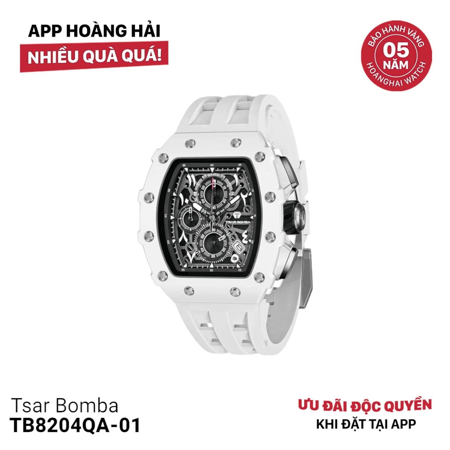 Đồng hồ pin Tsar Bomba TB8204QA