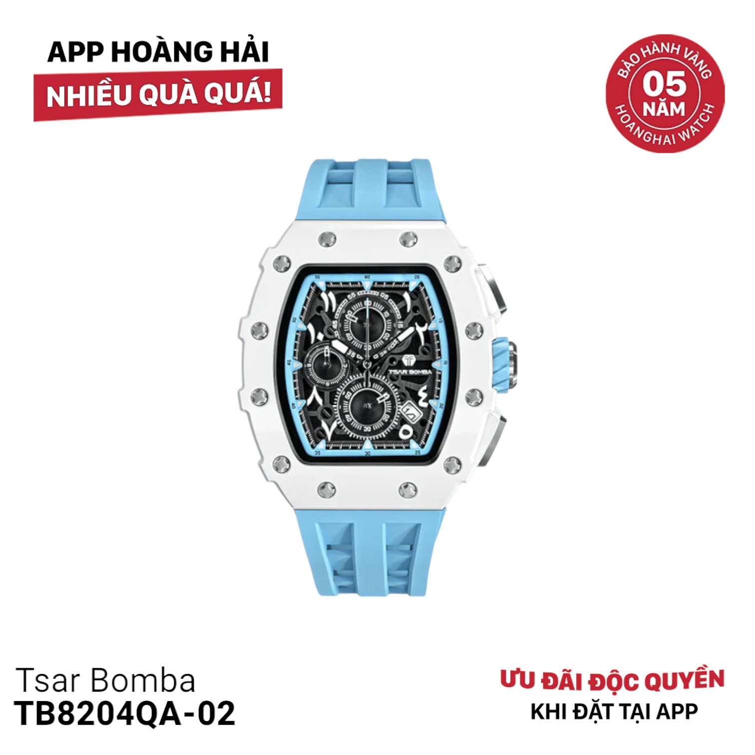 Đồng hồ pin Tsar Bomba TB8204QA