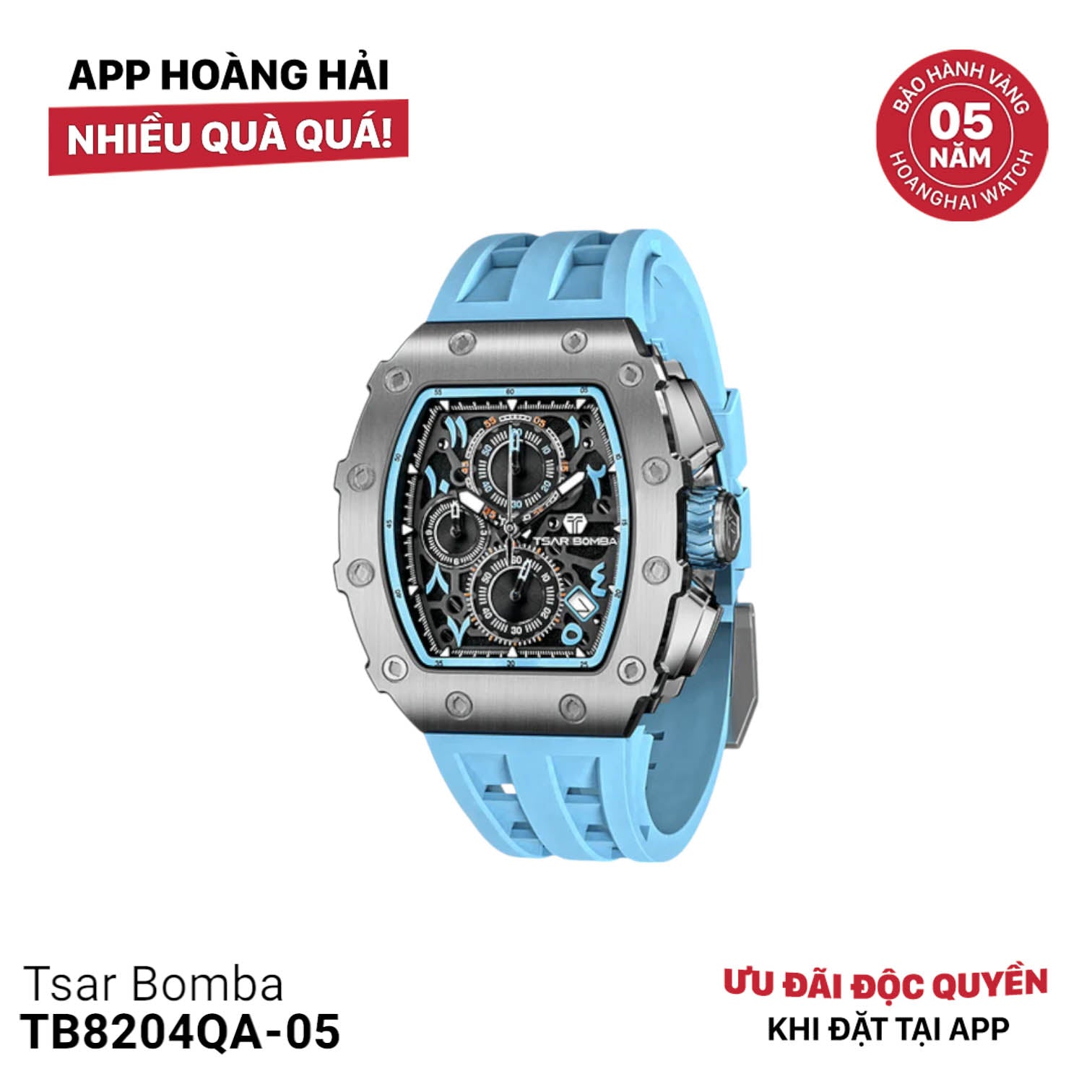 Đồng hồ pin Tsar Bomba TB8204QA