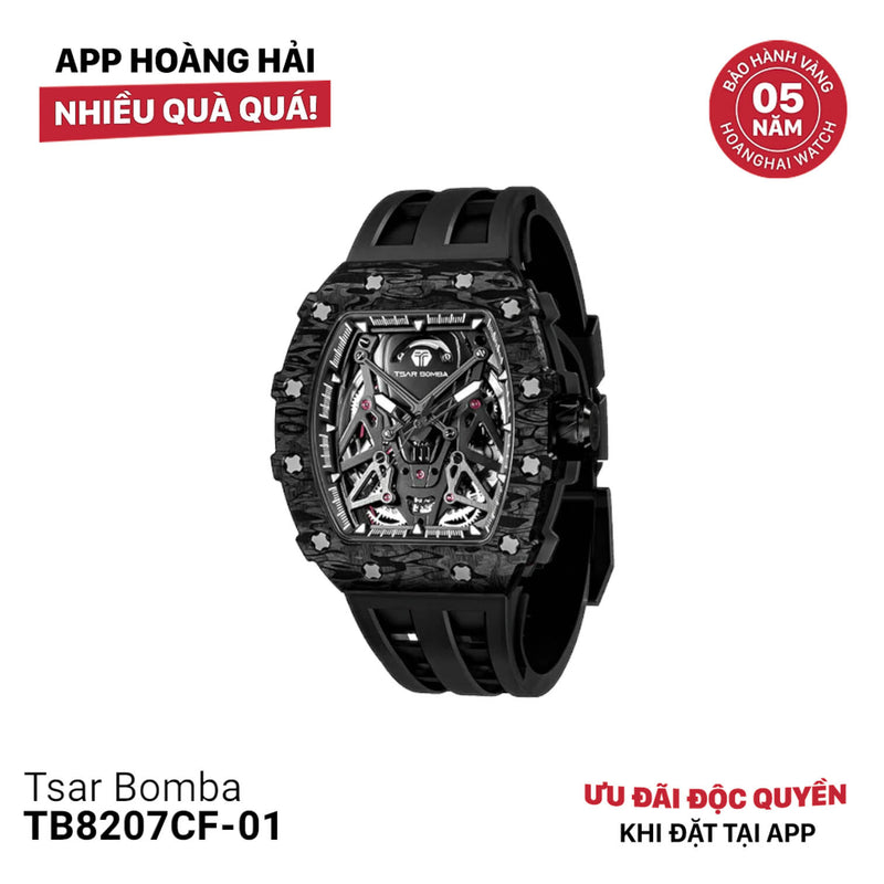 Đồng hồ cơ Tsar Bomba TB8207CF-01