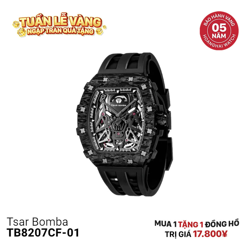 Đồng hồ cơ Tsar Bomba TB8207CF-01