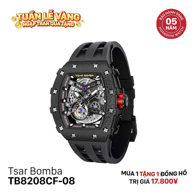 Đồng hồ cơ Tsar Bomba TB8208CF-08